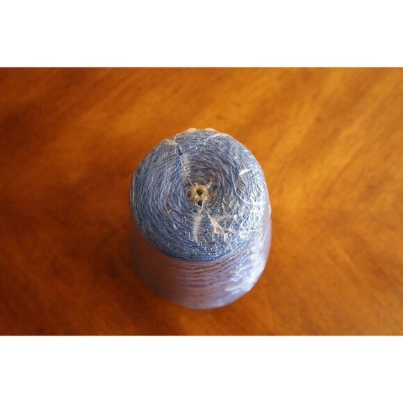 15.5 oz Pima Mercerized Cotton Cone Yarn Country Flag Blue Machine Hand Knitting - Picture 3 of 8